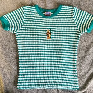 Y2K Disney Tigger Baby Tee | Women’s Small | Ribbed Stretch